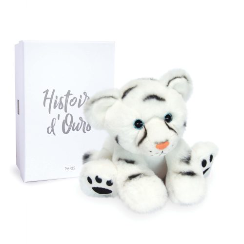 peluche tigre bebe blanco