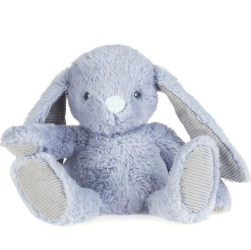 peluche de conejo gris